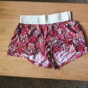 Woman’s small shorts